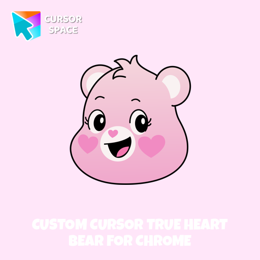 Custom Cursor True Heart Bear For Chrome